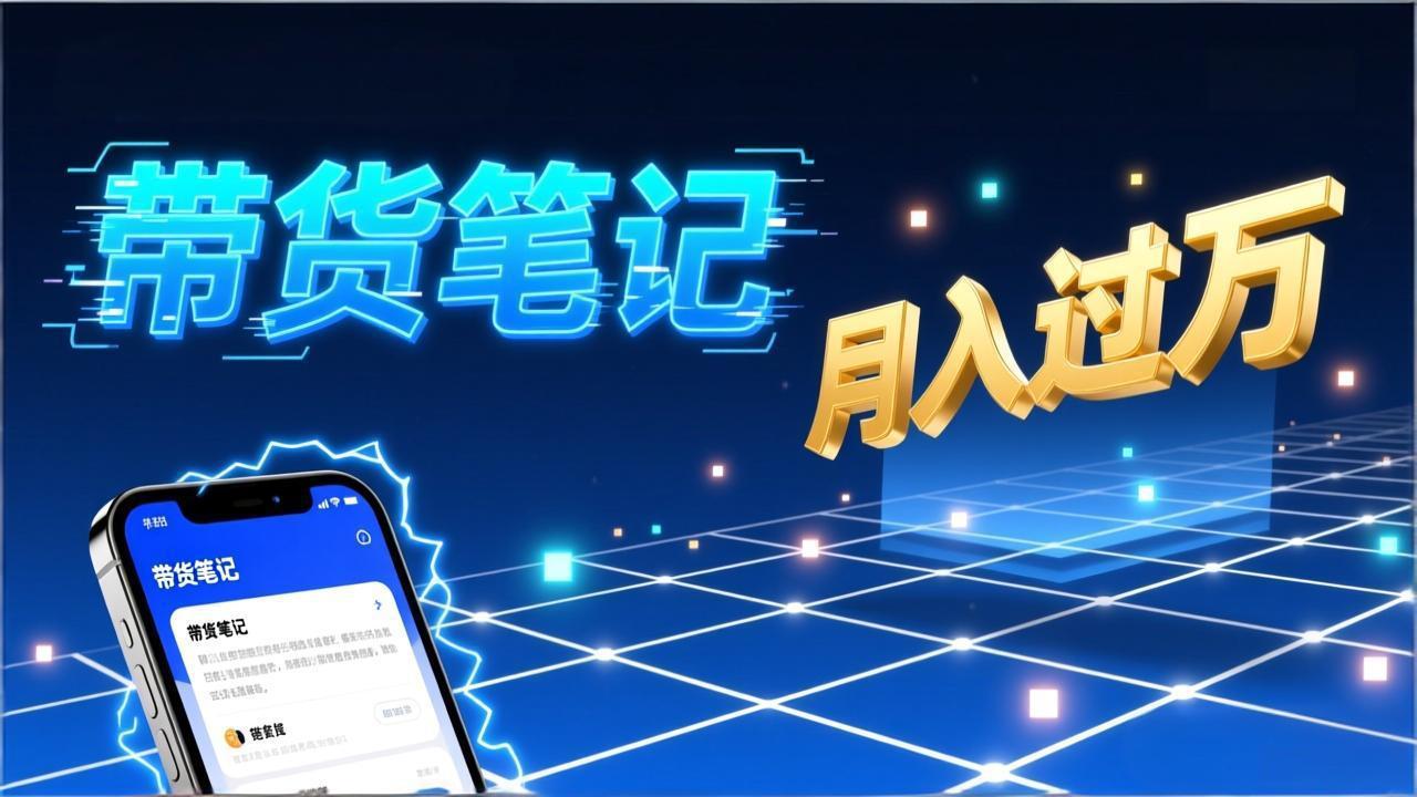 小红书爆款笔记带货实战:拆解封面标题正文全要素,手把手教你单篇笔记带货月入过万-百盟网