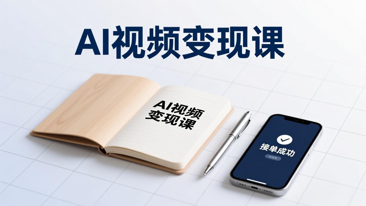 AI视频变现课,学完即可创作短片、接商单,实现副业增收,单项目报价可达千元-百盟网