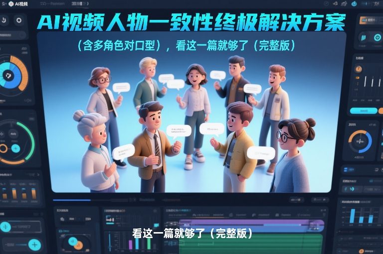AI视频人物一致性终极解决方案(含多角色对口型),看这一篇就够了(完整版)-百盟网
