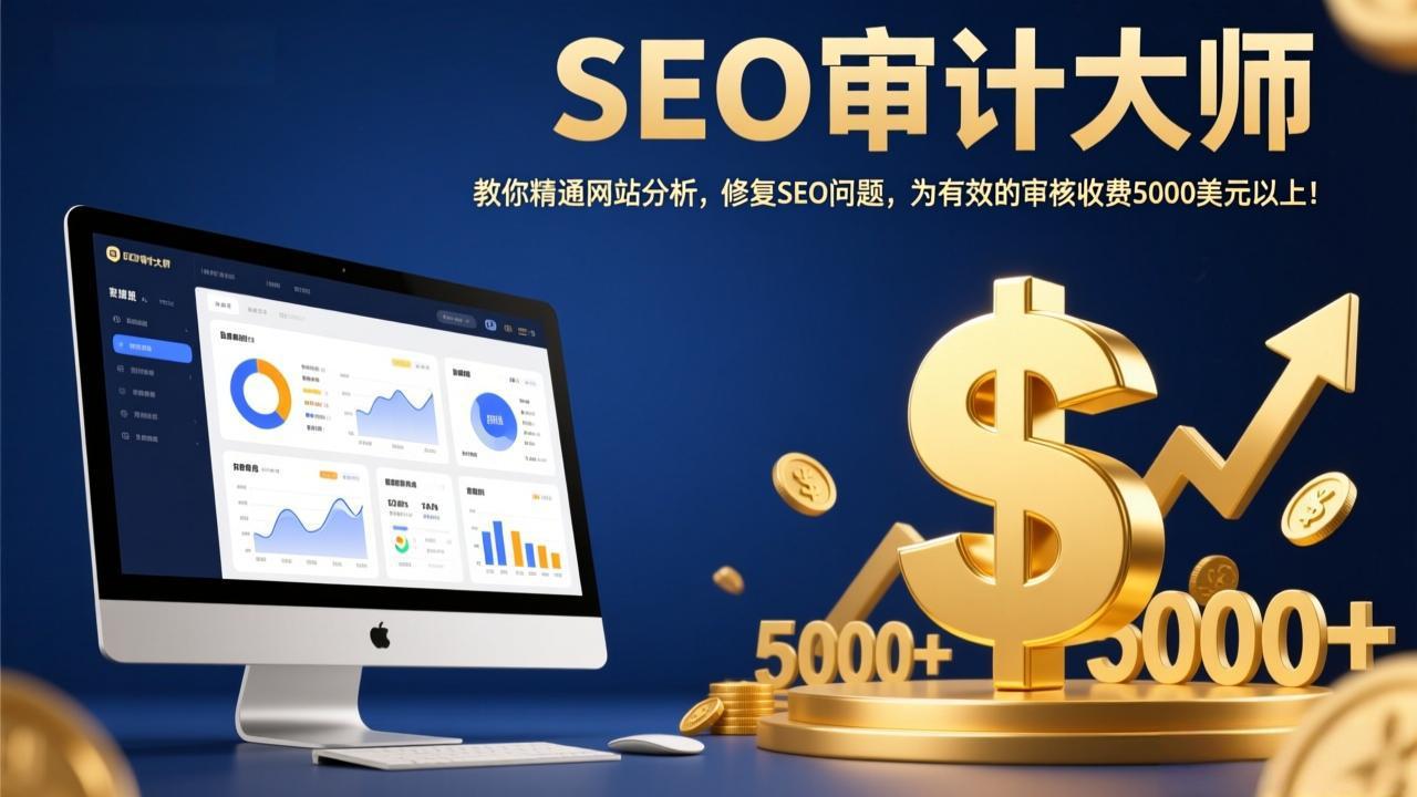 SEO审计大师:教你精通网站分析,修复SEO问题,为有效的审核收费5000美元以上!-百盟网