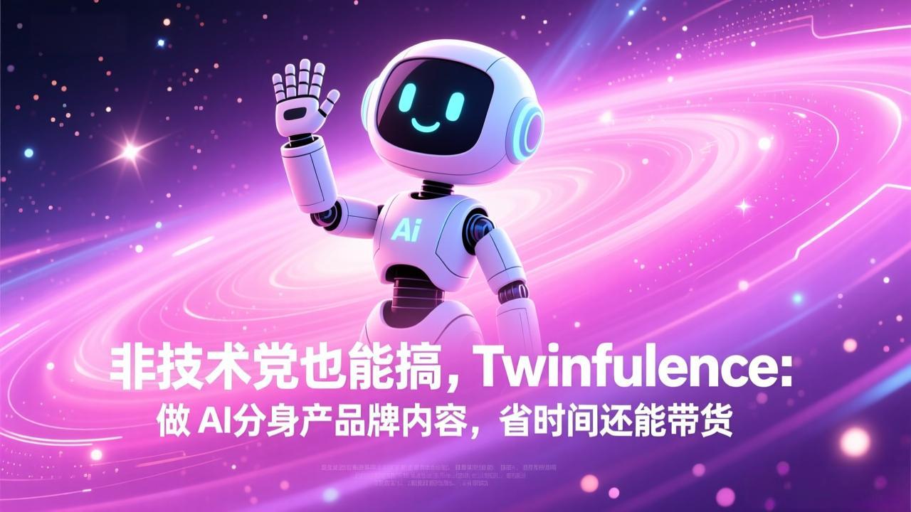 非技术党也能搞!Twinfluence:做 AI 分身产品牌内容,省时间还能带货-百盟网