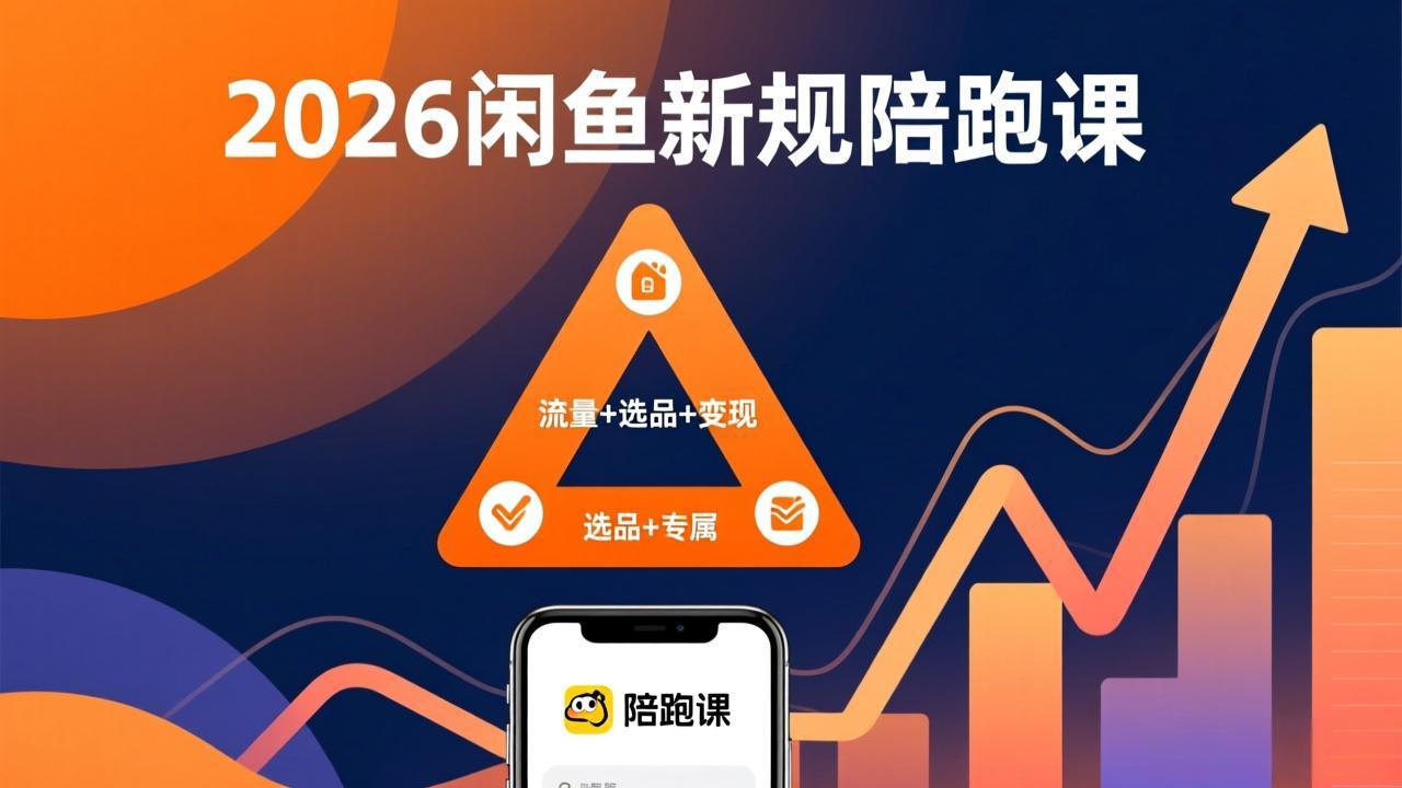2026闲鱼高阶陪跑课全新上线,带你吃透新规玩转选品流量,从零搭建稳定变现盈利体系-百盟网
