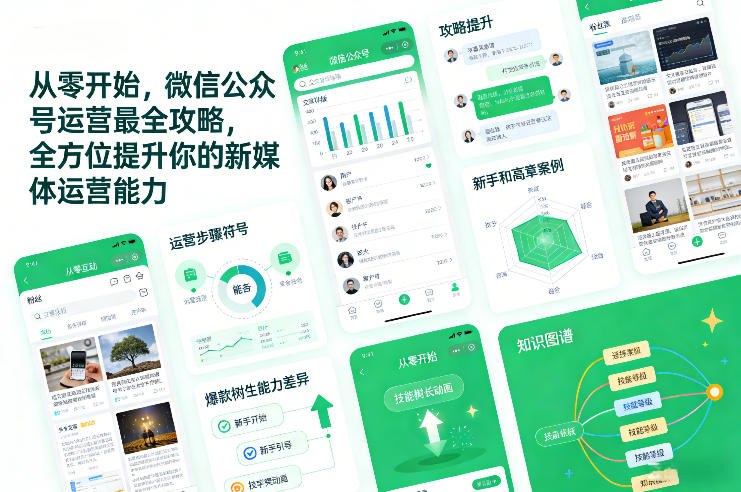 从零开始,微信公众号运营最全攻略,全方位提升你的新媒体运营能力-百盟网
